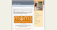 Desktop Screenshot of juliasvoice.org